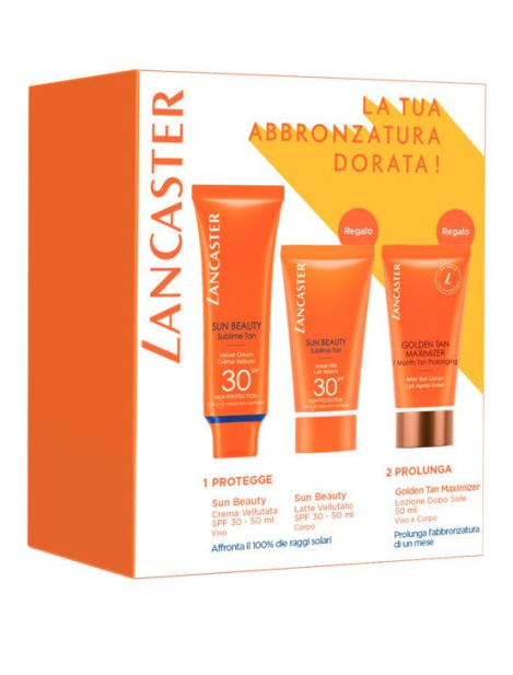 Cofanetto Sun Beauty 50ml SPF30 Velver Cream Viso + Golden Tan Maximizer