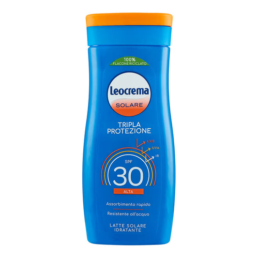 LEOCREMA SOLARE TRIPLA AZIONE LATTE IDRATANTE SPF50