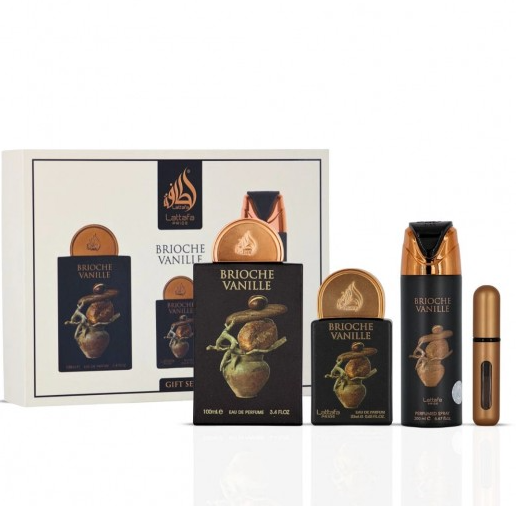LATTAFA PRIDE BRIOCHE VANILLE EDP 100ML + EDP 20ML + DEO 200ML