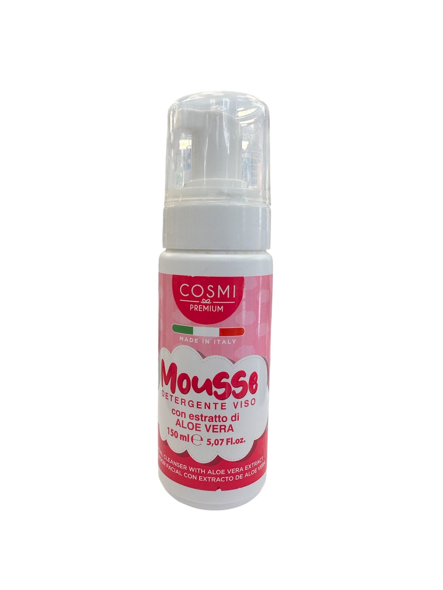 COSMI Mousse Detergente Viso Aloe Vera 150ml