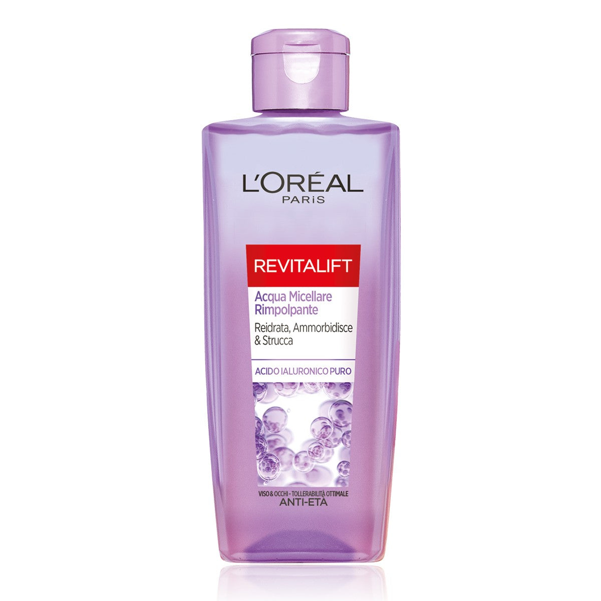 L`Oréal Paris Acqua Micellare Rimpolpante Revitalift Filler, 200 ml