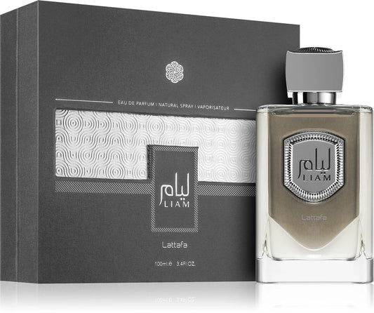 Lattafa Liam Grey Eau de Parfum per uomo