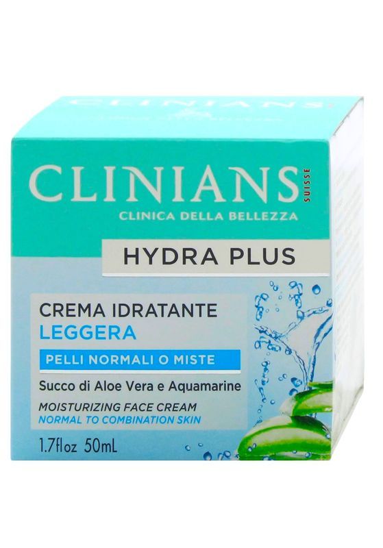 Clinians Hydra Plus Crema Idratante Leggera Pelli Normali o Miste 50 mL