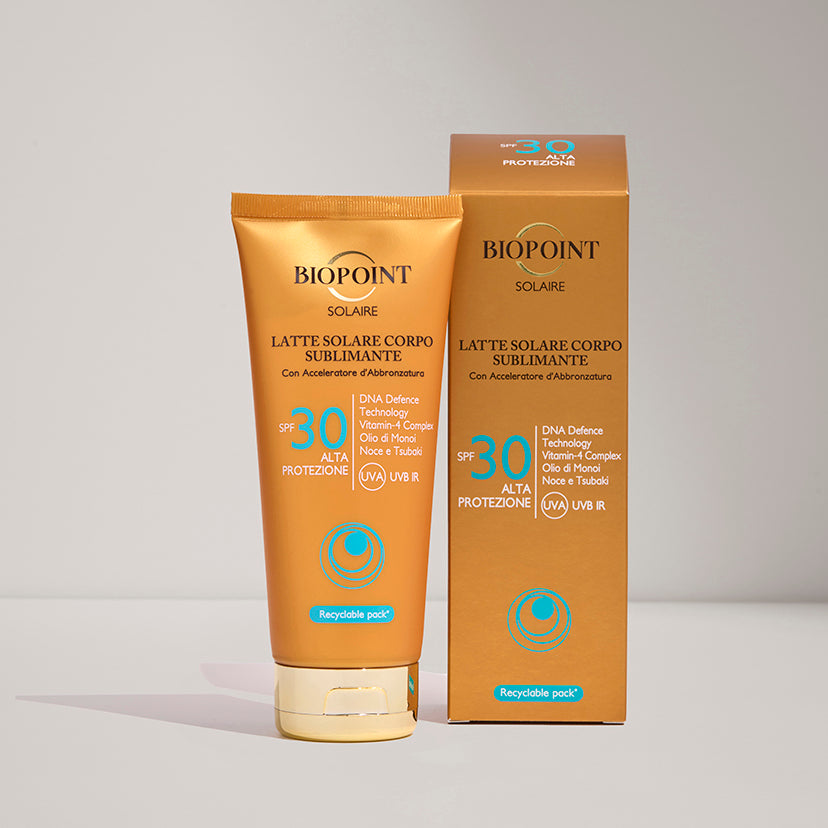 Latte corpo sublimante SPF30