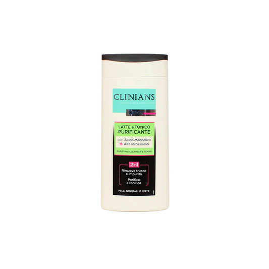 CLINIANS DETOX LATTE+TONICO PURE BEAUTY PURIFICANTE 200ML