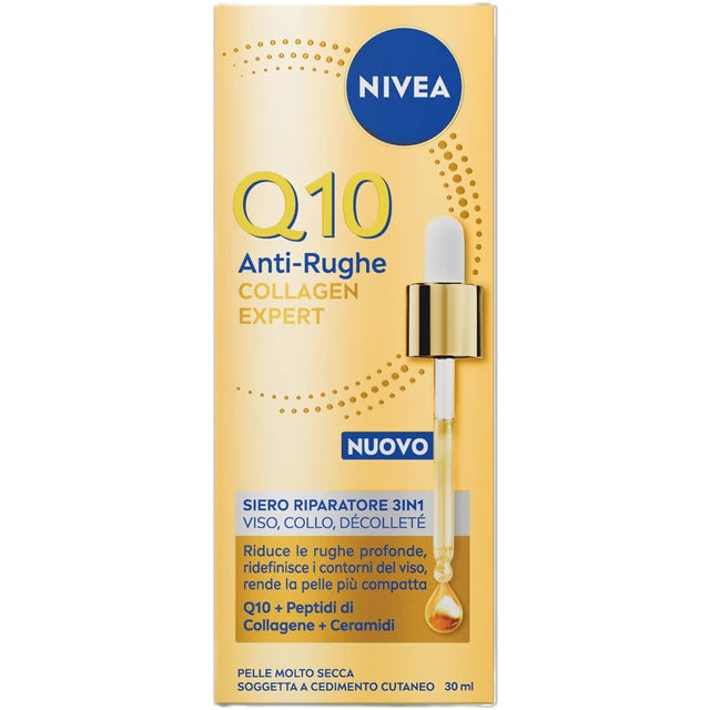NIVEA VISO Q10 SIERO RIPARATORE ANTI RUGHE 3in1 30 ML