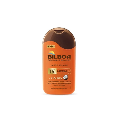 Bilboa Coconut Beauty Latte Solare SPF 15 Media 200 ml