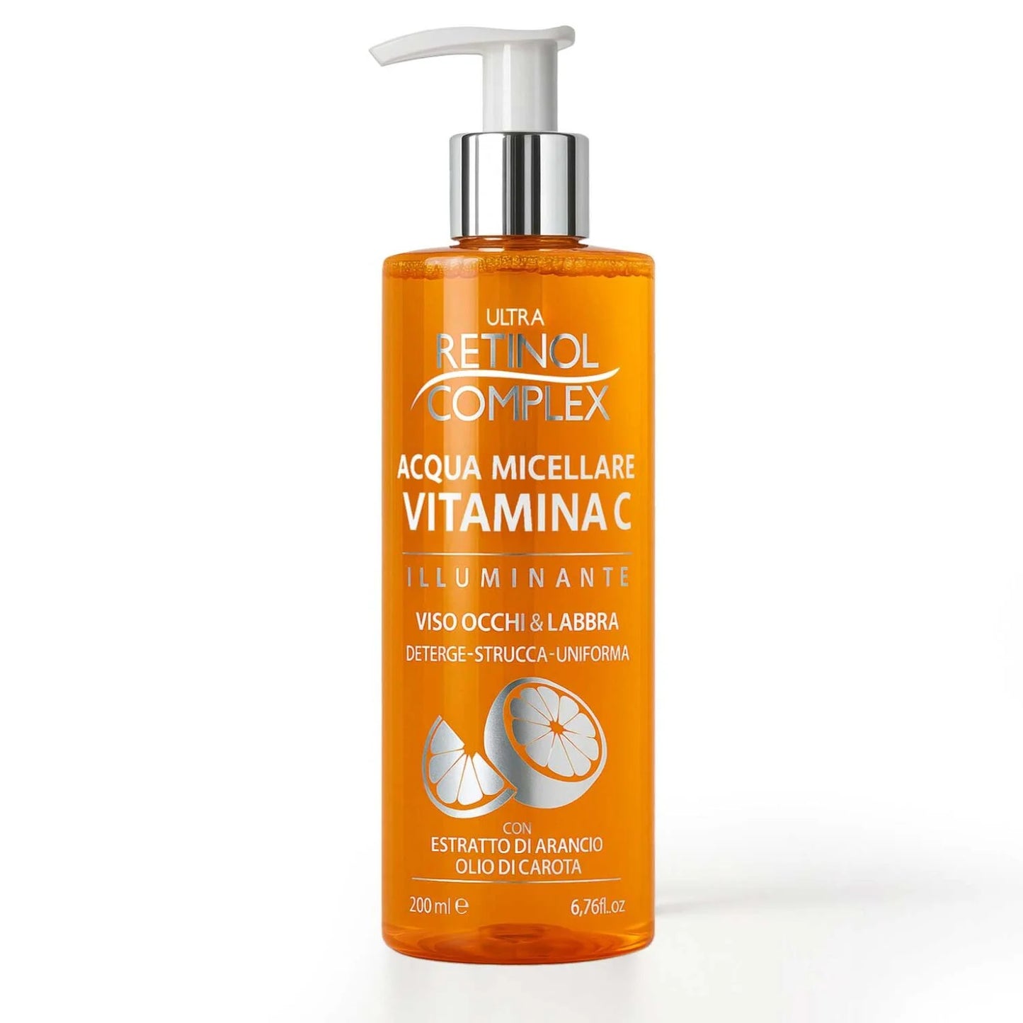 ACQUA MICELLARE CON VITAMINA C 200ml