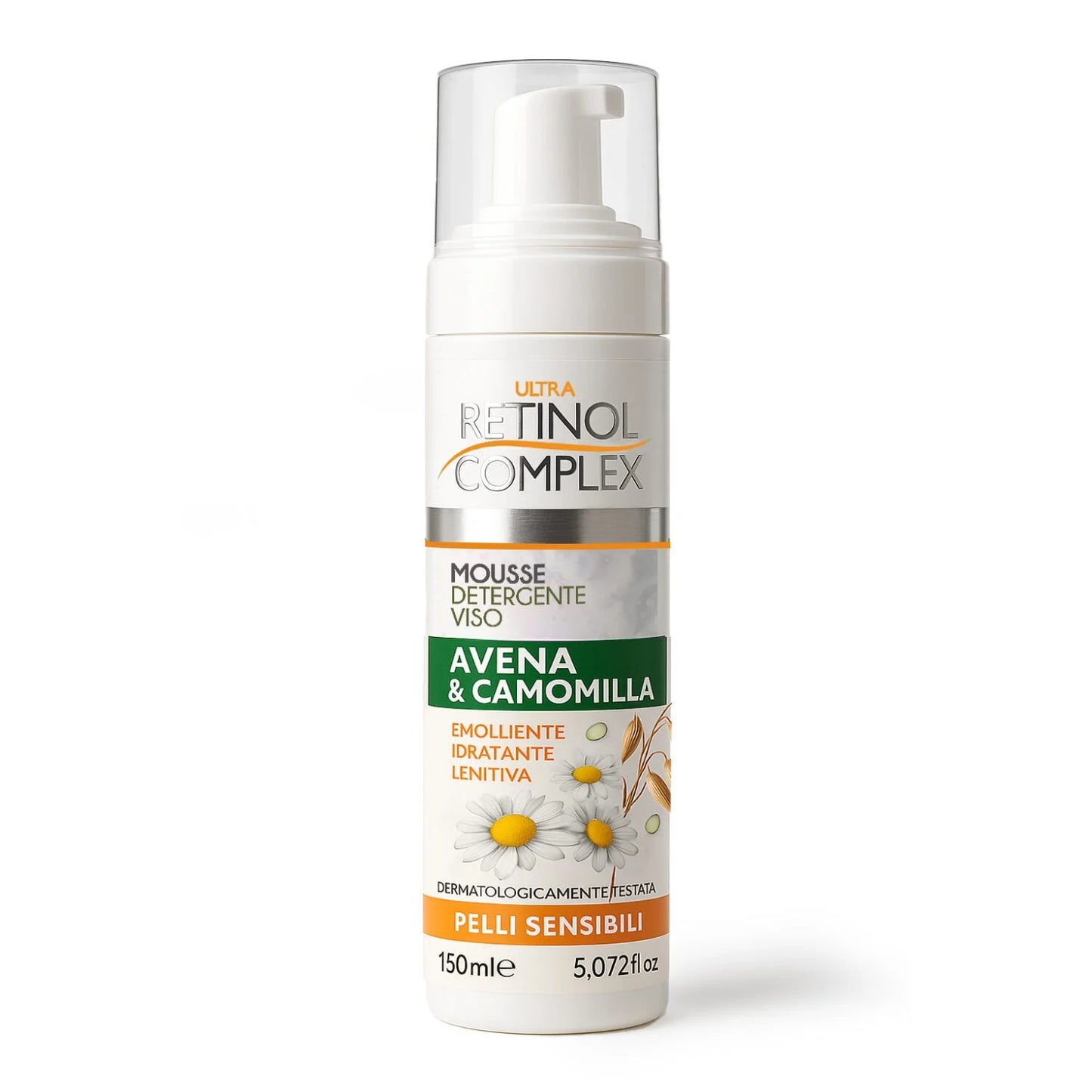 MOUSSE DETERGENTE AVENA E CAMOMILLA 150ml