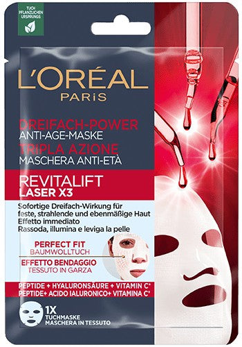 L`Oréal Paris Revitalift Laser X3 Dreifach-Power Maschera effetto lifting