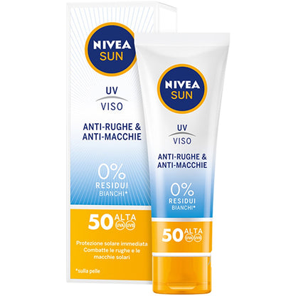 NIVEA SOLARE CREMA VISO ANTI-RUGHE & ANTI-MACCHIE SPF50 FP50 50 ML