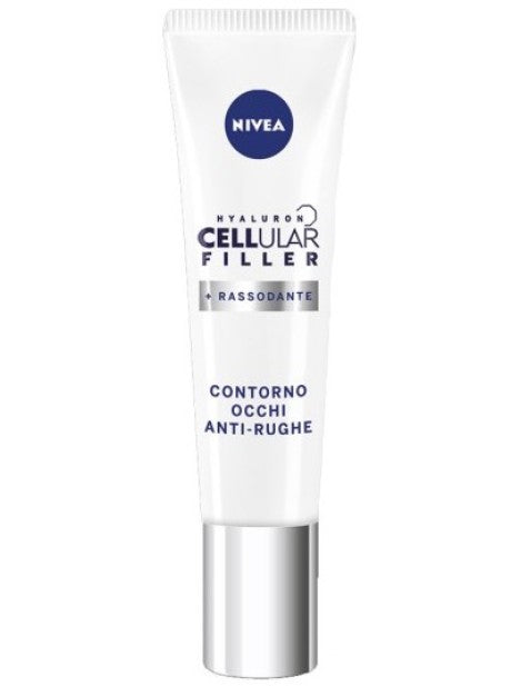 Nivea Hyaluron Cellular Filler Contorno Occhi Rassodante Antirughe Con Acido Ialuronico E Creatina - 15 Ml