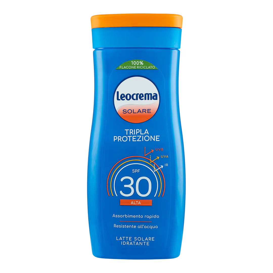 LEOCREMA SOLARE TRIPLA AZIONE LATTE IDRATANTE SPF50