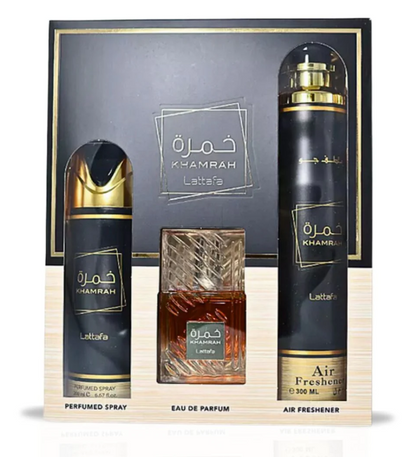 LATTAFA KHAMRAH SET DEO+EDP+ROOM SPRAY