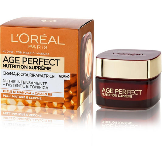 L`Oréal Paris Age Perfect Nutrition Supreme Crema Viso Antirughe Riparatrice Giorno 50 ml