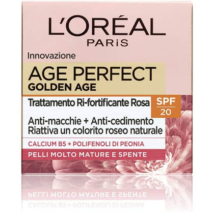 L`Oréal Paris Age Perfect Crema Viso Giorno Golden Age, 50 ml