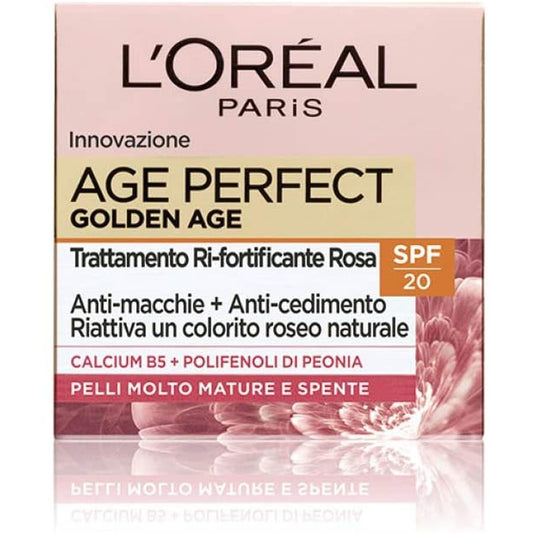 L`Oréal Paris Age Perfect Crema Viso Giorno Golden Age, 50 ml