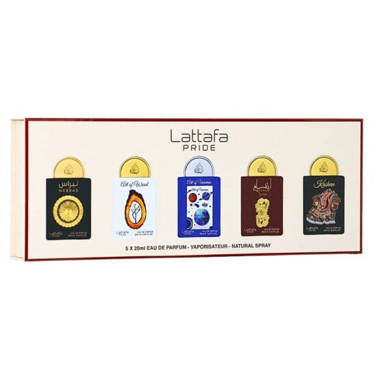 Lattafa Mini set regalo di 5 fragranze EDP