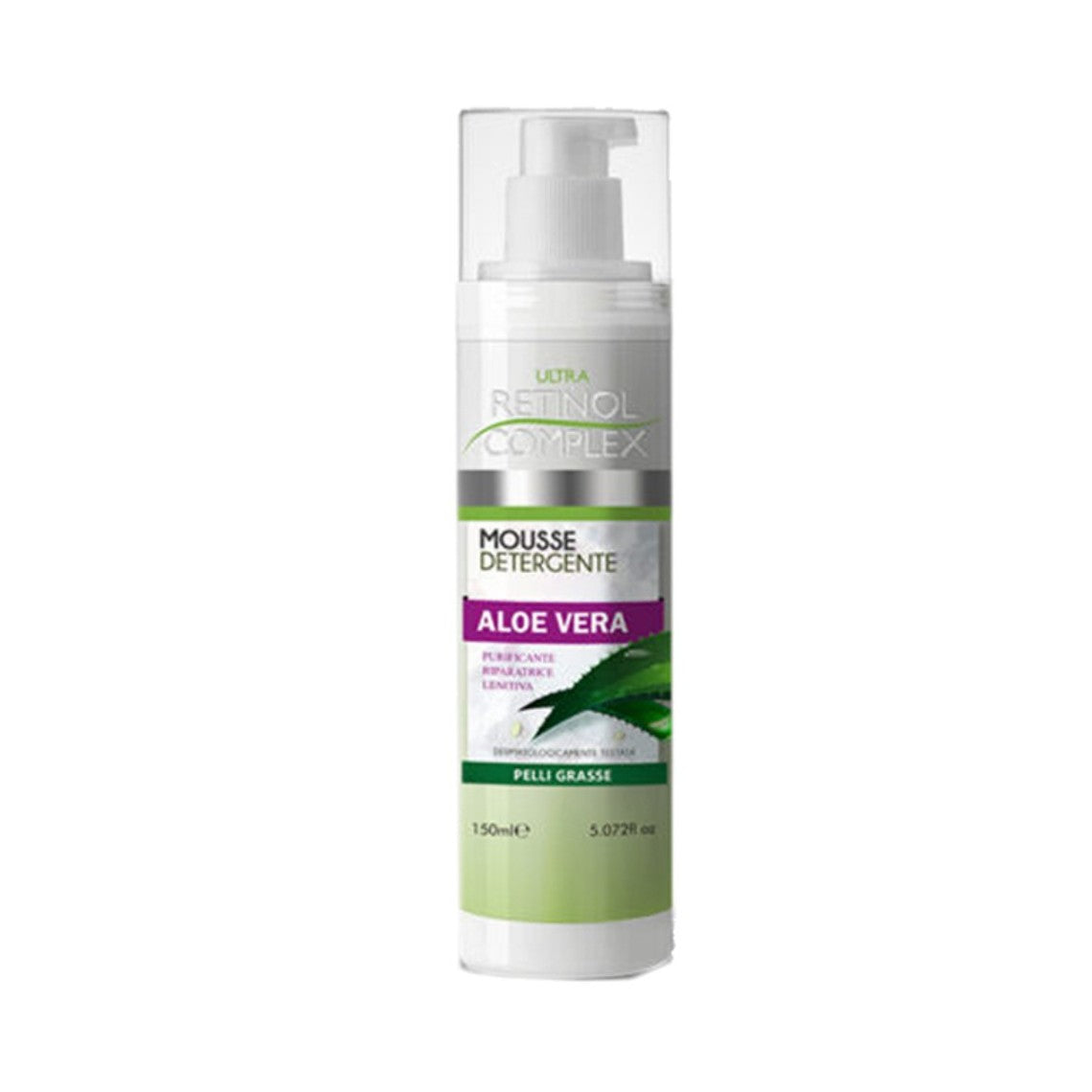 Mousse Detergente Viso Aloe Vera