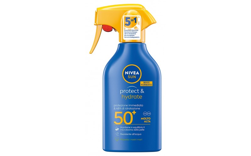 Nivea Sun Spray Trigger Protect&hydrate Fp50 270 Ml