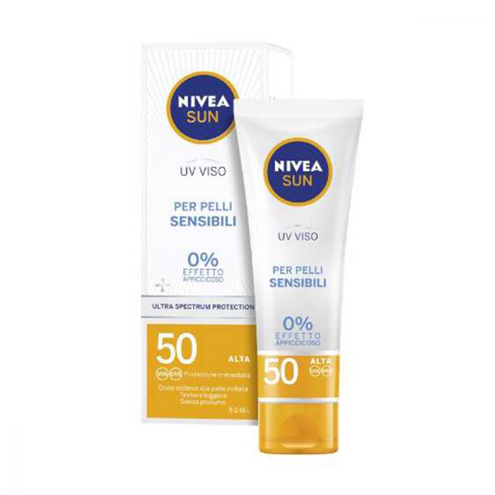 Crema viso Sensitive SPF50, 50 ml