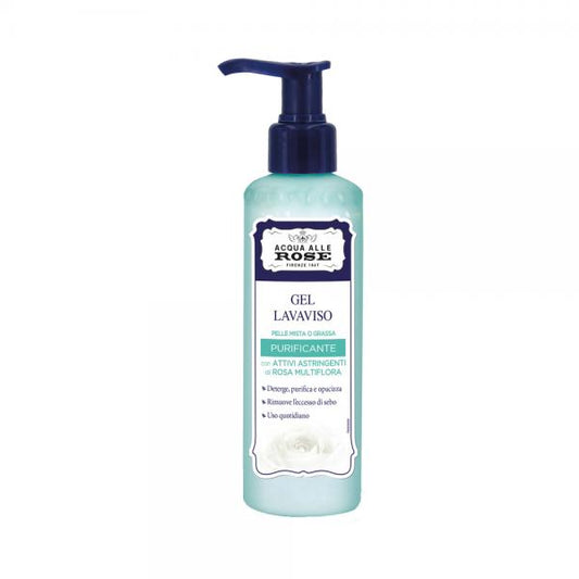 Roberts Acqua Alle Rose Gel LavaViso Purificante Pelle Mista o Grassa 200ml