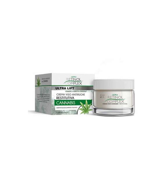 RETINOL COMPLEX Crema Viso per pelli senza tono ALLA CANNABIS 50ml