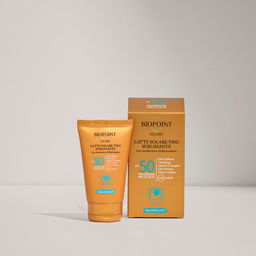 Latte viso sublimante SPF50
