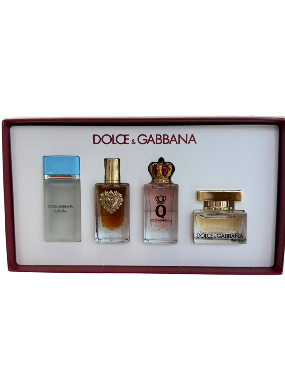 Set di 4 miniature da 5 ml Dolce & Gabbana per donna