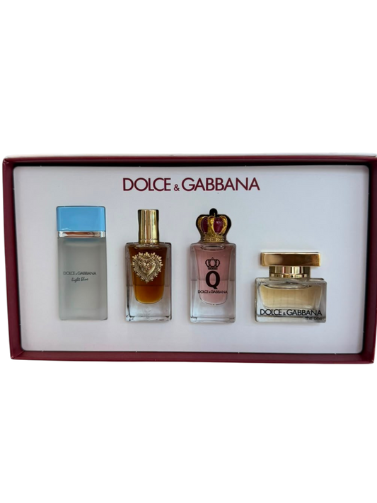 Set di 4 miniature da 5 ml Dolce & Gabbana per donna